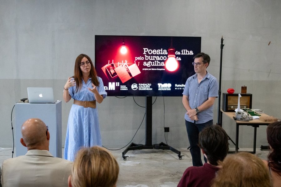 Versos da ilha através do furo da agulha