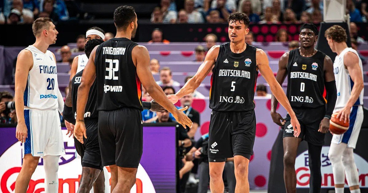 Alemanha conquista Finlândia e enfrenta Portugal nos ‘mata-matas’ do Eurobasket