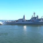 EUA revela primeiras fotos de embarcações a caminho da litoral da Venezuela