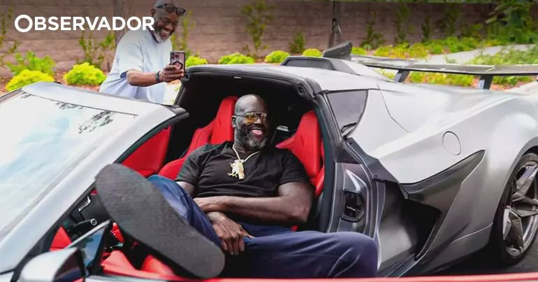 O Corvette de Shaquille O’Neal, a estrela da NBA, é o melhor de todos os tempos.