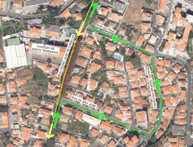 Suspensão Passageira do Trânsito na Avenida Pedro José de Ornelas