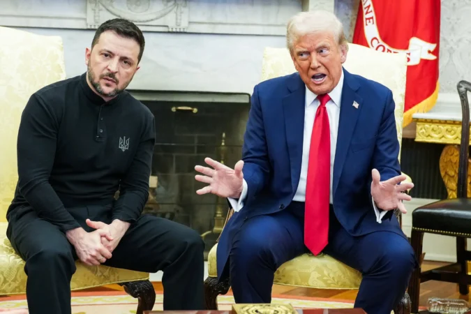 Se Putin desejar, arrasará vocês”: Trump solicita que Zelensky aceite as condições russas para finalizar o conflito na Ucrânia.