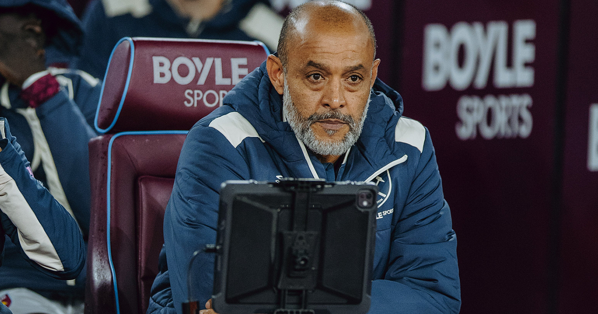 West Ham sofre derrota em casa e Nuno Espírito Santo permanece sem triunfar à frente dos Hammers