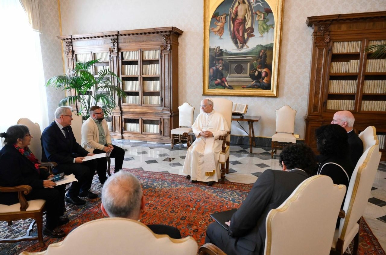 O Papa acolheu sobreviventes de agressões sexuais