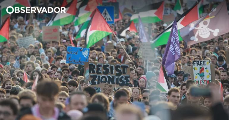 Multidões nas avenidas de Londres, Oslo e Milão em solidariedade ao povo palestino