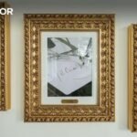 No “Corredor da Glória Presidencial” de Trump, Joe Biden é ilustrado com uma caneta esferográfica em vez de sua imagem