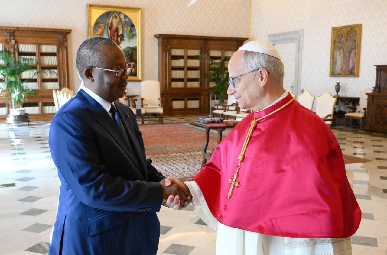 Pontífice acolheu chefe de Estado da Guiné-Bissau