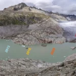 1.000 geleiras suíças já desapareceram e o derretimento acelera