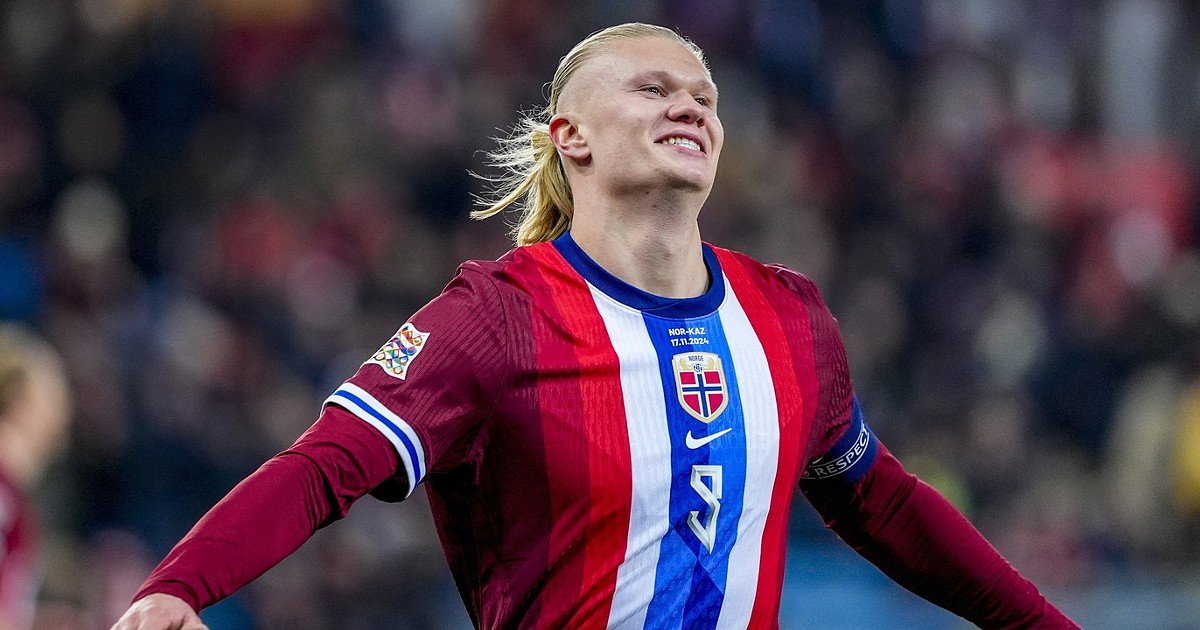 Haaland brilha e Noruega avança apenas com triunfos após massacre à Itália. Transalpinos seguem para o playoff.