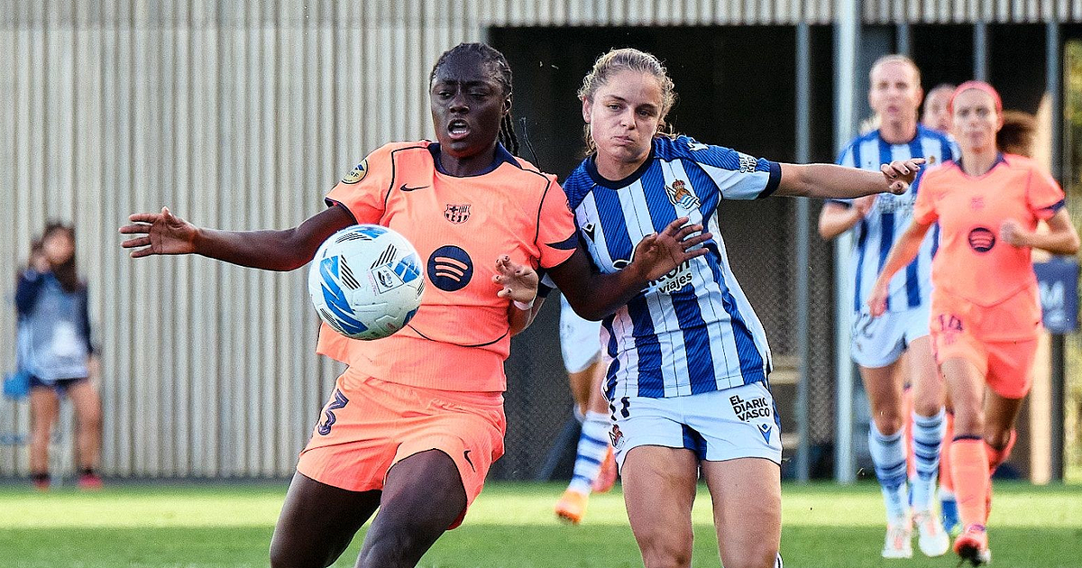 Real Sociedad encerra sequência invicta do Barcelona. Catalães não perdiam como visitantes desde maio de 2023.