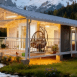 A resposta para moradia econômica? Residência modular da Amazon em metal proporciona três dormitórios e varanda por menos de 33 mil euros.