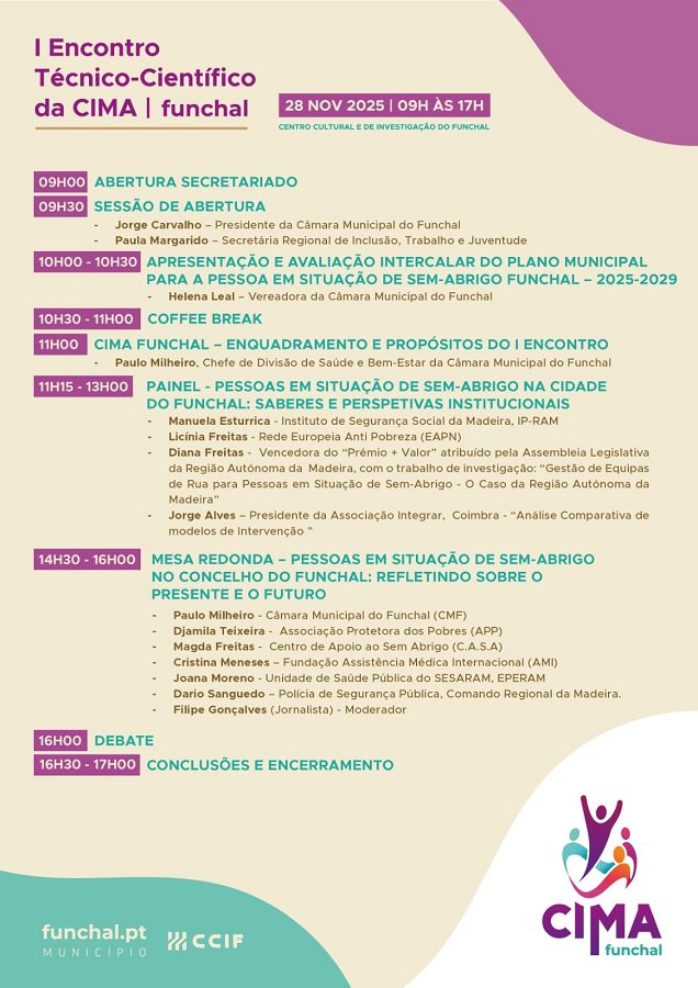 Câmara Municipal do Funchal Promove I Simpósio Técnico-Científico da CIMA Funchal