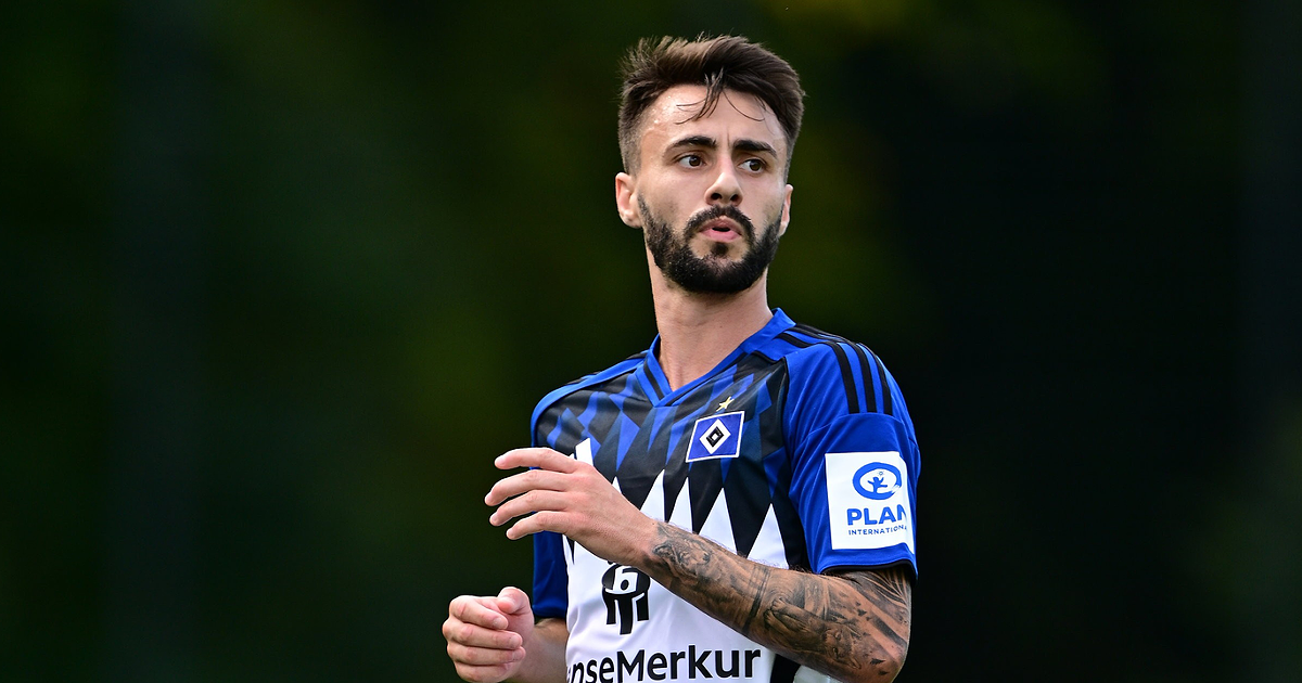 Fábio Vicente excluído na queda do Hamburgo após ter tento invalidado