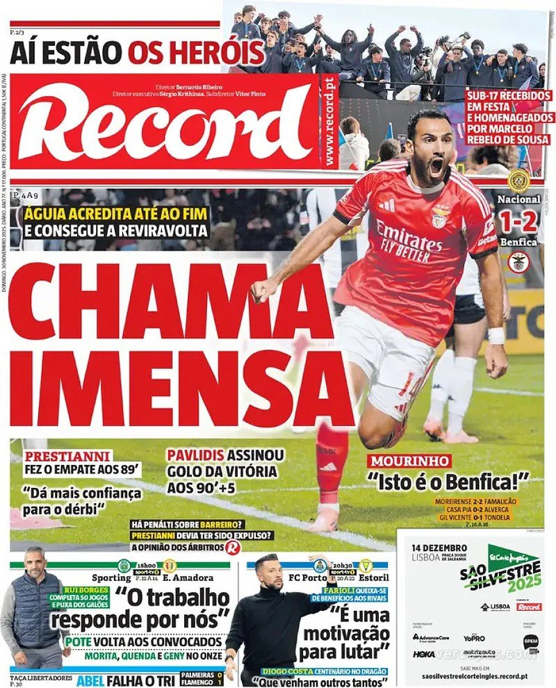 Revista de Noticiário: Fogo e Espírito até ao derradeiro hálito