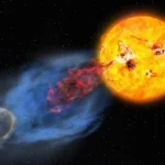Astrônomos registram uma explosão super-tétrica de um sol jovem.