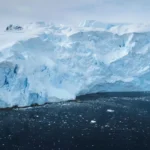 Giant Glacier Calving In Antarctica