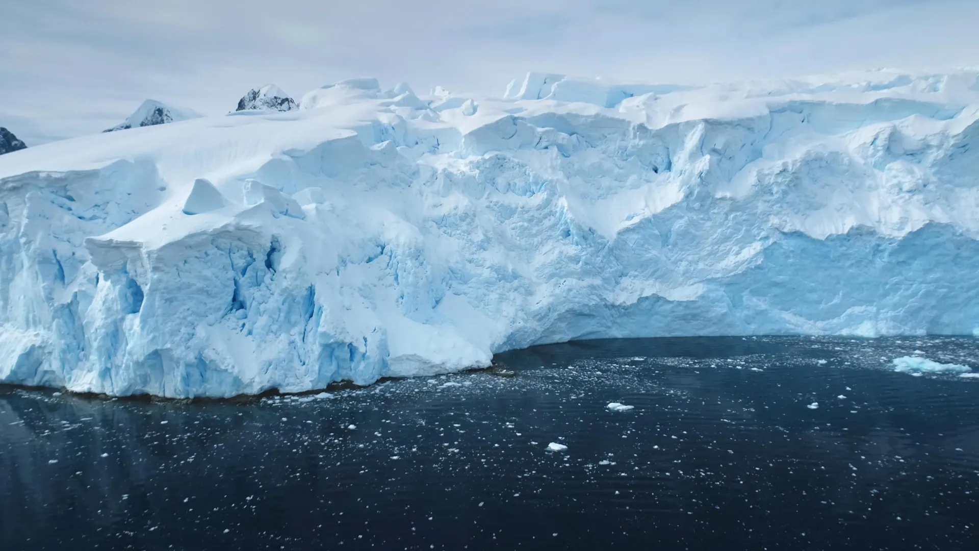 Giant Glacier Calving In Antarctica