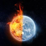 <p>Um planeta aquecido pode inadvertidamente provocar um resfriamento extremo</p>