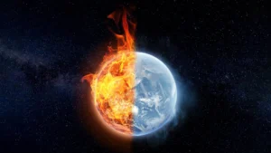 <p>Um planeta aquecido pode inadvertidamente provocar um resfriamento extremo</p>