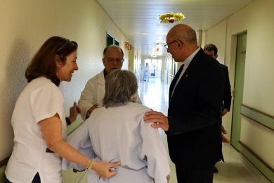 <p>Arcebispo de Lisboa celebrou a Liturgia no Centro Hospitalar de Amadora