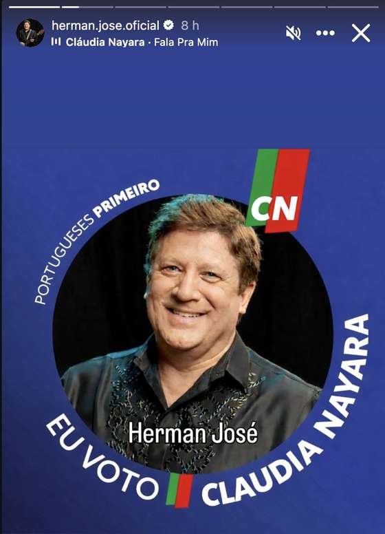 <p>Famosos declararam apoio a Ventura nas plataformas digitais</p>