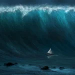 <p>Um satélite da NASA flagrou uma imensa onda do mar realizando algo que os cientistas não previam.</p>