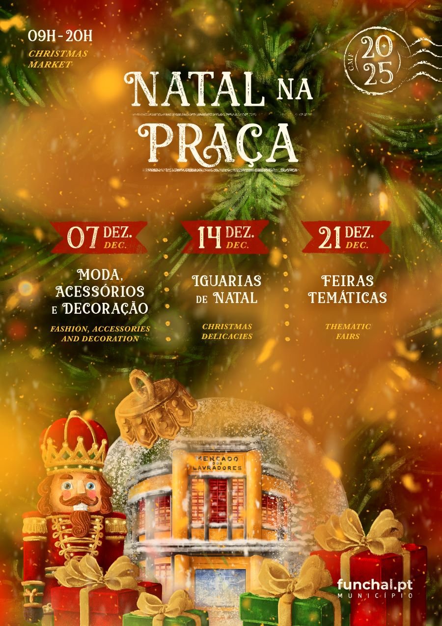 “Natal na Praça” começa este domingo no Mercado Municipal