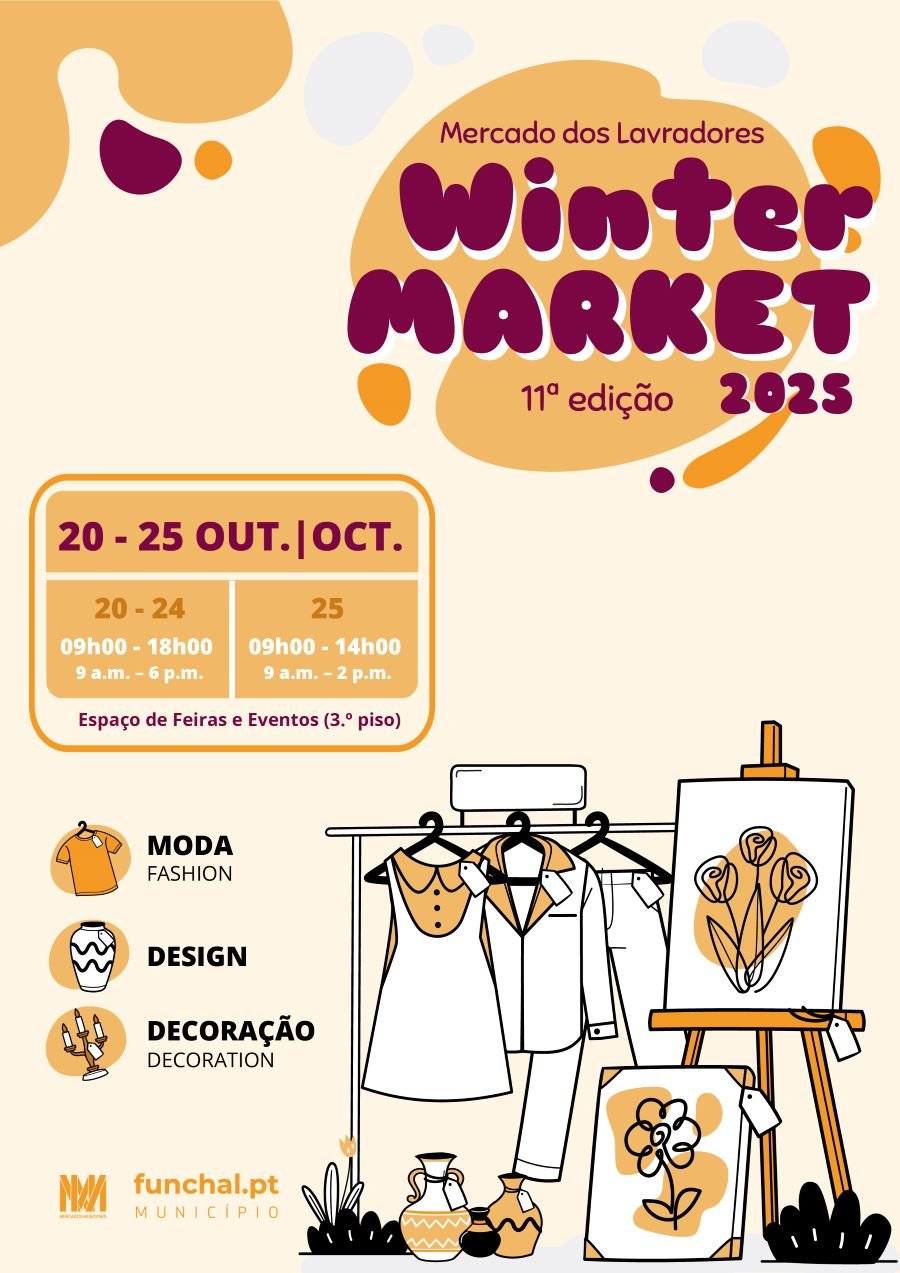 Funchal apresenta a 11.ª edição do Mercado de Inverno 2025 a começar na próxima segunda