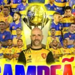 Paulo Morgado é coroado vencedor estadual de Roraima com o Grêmio Atlético Sampaio e assegura segundo troféu no Brasil