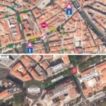 Mudanças temporárias na tráfego de veículos na Avenida Arriaga